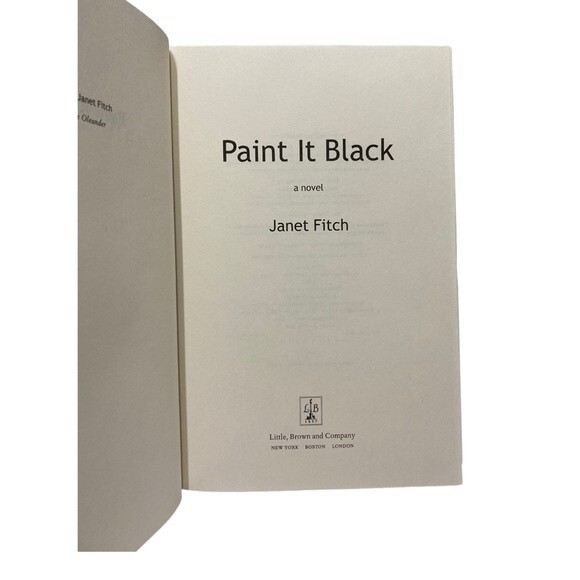 Book Janet Fitch Paint It Black: A Novel - Picture 3 of 5